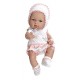 Arias 33 cm Natal Baby Doll with Swarovski Elements in Pink (Multi