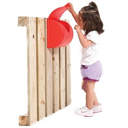 Garden Games Childrens Post Box for Use On Climbing Frames or Play Houses (Red)