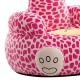Liberty House Toys Plush Giraffe Animal Seat, Fabric, Pink