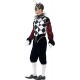 Smiffy's Adult Men's Gothic Venetian Harlequin Costume, Top, trousers and Collar, Carnival of the Damned, Halloween, Size M, 436