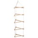 Wooden 3 Sided Climbing Frame Rope Ladder