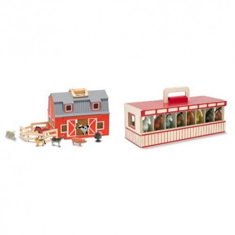 Melissa & Doug Fold & Go Barn & Show