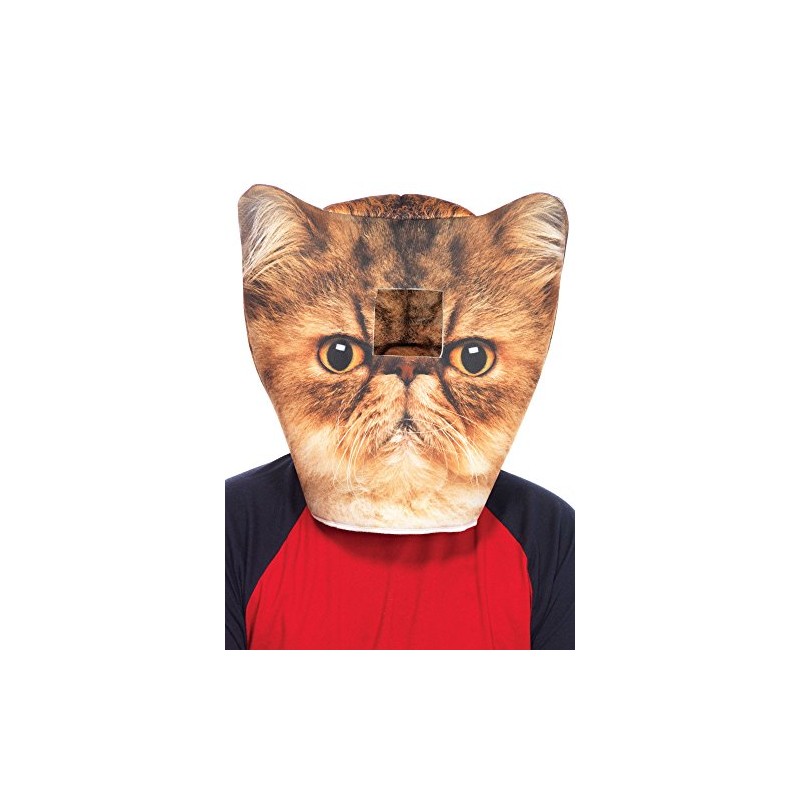 Foam Angry Cat Mask One Size 