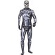 Smiffy's Endoskeleton Costume with Mask and Concealed Fly