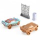 Disney Cars FCW10 Cars 3 Crazy 8 Crashers Fishtail and Lightning McQueen as Chester Whipplefilter Vehicle (Pack of 2)