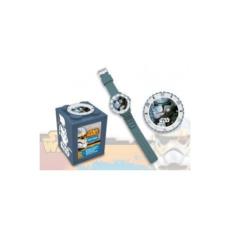 Star Wars&nbsp;–&nbsp;Analogue clock 4&nbsp;in 1&nbsp;(Kids Euroswan sw14042)