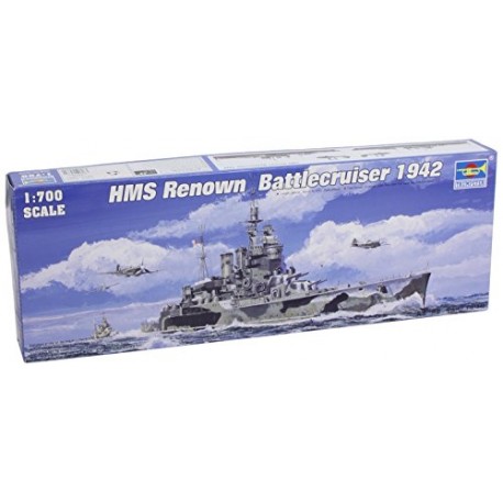 Trumpeter 1/700 HMS Renown British Battle Cruiser 1942 Model Kit