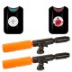 Funtime Gifts PL2030 Water Wars Outdoor Gun Game for 2 People, Black