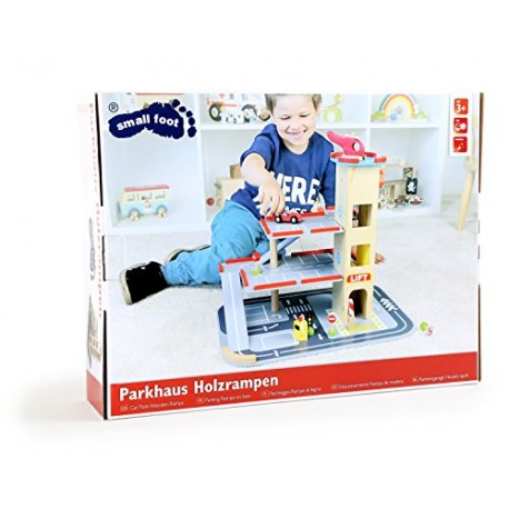 Small Foot 4777 Wooden Parking Garage Toy
