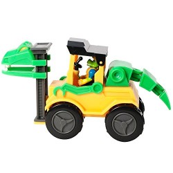 Learning Resources Dino Construction Company Velociraptor toy Forklift