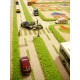 Little Helper 3D Childrens Play Rug in Town Traffic Design, Green (80 x 100cm)