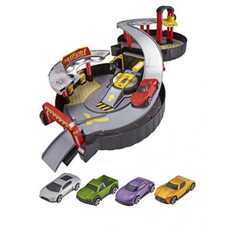 Teamsterz 1416484 Pack Away Garage with 5 Cars, 3