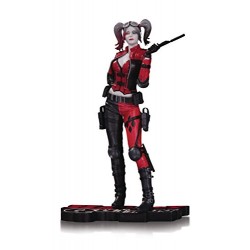 DC Comics OCT160338 Injustice 2 Harley Quinn Red White and Black Statue