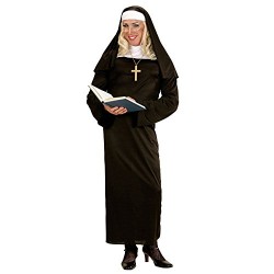 WIDMANN 01323 Adult Nun Costume – Tunic and Hat