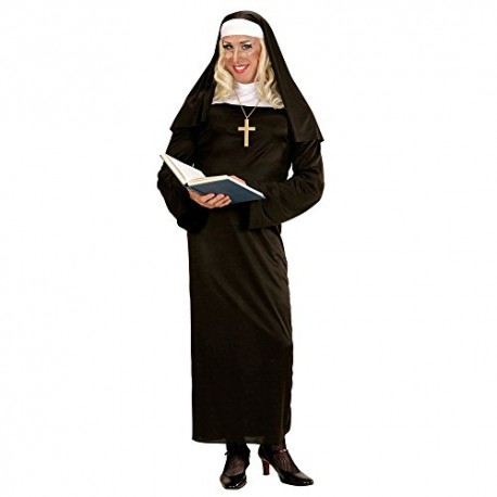 WIDMANN 01323&nbsp;Adult Nun Costume&nbsp;–&nbsp;Tunic and Hat