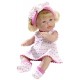 Arias 33 cm Elegance Dulcitos Baby Girl Doll in a Bag (Pink)