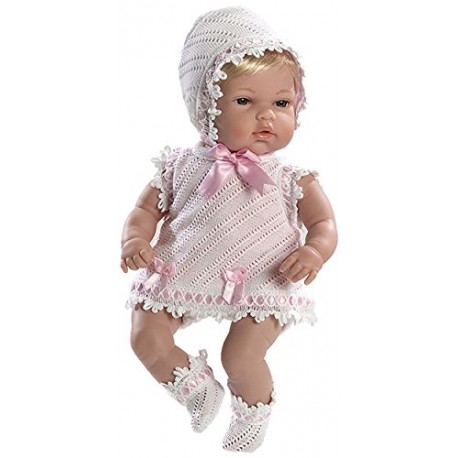 Arias 33 cm Elegance Natal Baby Girl Doll in a Bag (Pink)