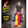 Bristol Novelty AF015 Scary Clown Piggy Back Costume, One Size
