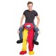 Bristol Novelty AF015 Scary Clown Piggy Back Costume, One Size