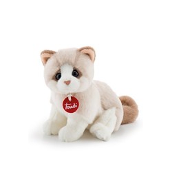 Trudi 20872 Kitten Brad Plush (24 cm, White/Beige