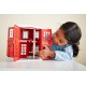 Green Toys Fire Station, Fire Truck and Mini Figures Playset