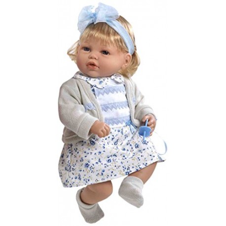 Arias 50 cm Elegance Fanny Try Me Doll with Laughter Mechanism (Blue)