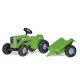 Rolly Futura Tractor with Kid Trailer