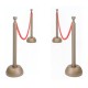 Beistle 57658 Red Rope Stanchion Set, 9'