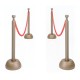 Beistle 57658 Red Rope Stanchion Set, 9'