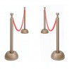 Beistle 57658 Red Rope Stanchion Set, 9'