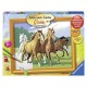 Ravensburger 28374 3 Wild Horses Paint by Numbers Kit
