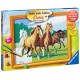 Ravensburger 28374 3 Wild Horses Paint by Numbers Kit