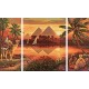 Schipper 609260442 Pyramids on The Nile Paint By Numbers Board