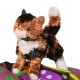 Cuddle Toys 3719 Cashmere Calico Cat Toy