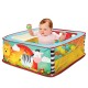 Worlds Apart 168ZBA Zebra Square Animal Toddler Sensory Ball Pit
