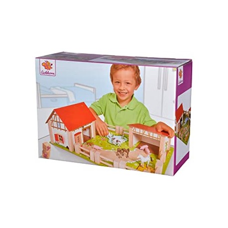 Eichhorn Wooden Toy Farm Set (25