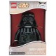 LEGO Star Wars Darth Vader Kids Minifigure Light Up Alarm Clock | black/gray | plastic | 9.5 inches tall | LCD display | boy gir