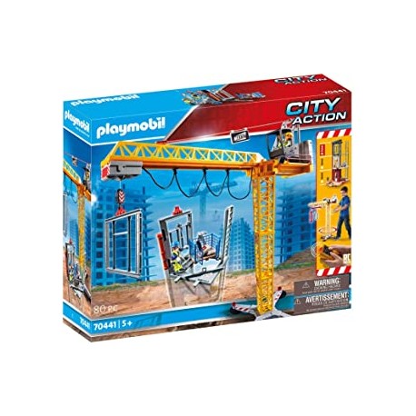 Playmobil City Action 70441 RC construction crane with component, incl. Remote control, from 5 years.