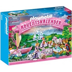 PLAYMOBIL Advent Calendar 70323 Royal Picnic in the Park for Children from 4 Years