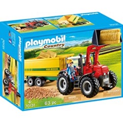 Playmobil Country 70131 Giant Tractor With Trailer, 4 Years and Above