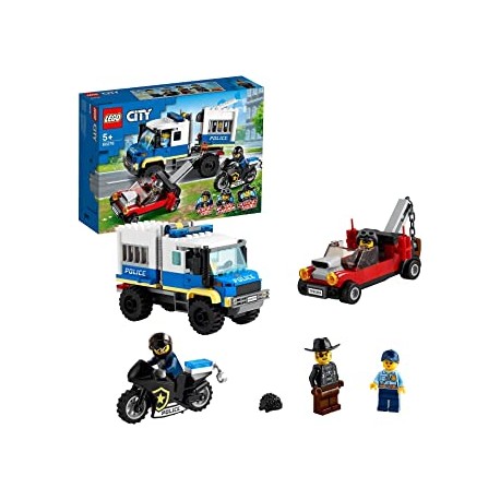 LEGO 60276 City Police Prisoner Transporter Toy, Police Station, Expansion Set