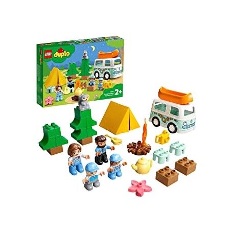 LEGO Duplo 10946 Family Adventures with Camper Van Camper Van Toy Car Educational Toy from 2 Years Children&#x27;s Toy