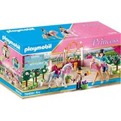 Playmobil Princess 70450 Riding Lessons in Horse Stable, for Age 4 Years and Above