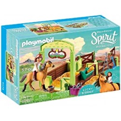 Playmobil 9478 toy horse box Lucky &amp;amp; Spirit