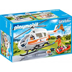 Playmobil City Life 70048 Rescue Helicopter Age 4 Years