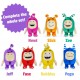 Oddbods Jeff Soft Soft Toy - for Boys and Girls (30 cm high)