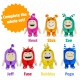 Oddbods Slick Soft Soft Toy - for Boys and Girls (30 cm high)