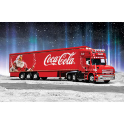 Corgi Coca Cola Christmas Truck, Red, Metal