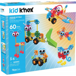 Kid K'NEX 85701 60 Model Oodles of Pals Building Set, Kids Craft Set with 116 Pieces - 8