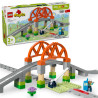 LEGO DUPLO 10426 Železničný most a koľajnice – rozširujúca sada